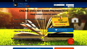 What Englishexam24.ru website looked like in 2019 (4 years ago)