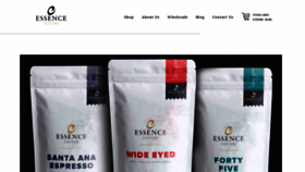 What Essencecoffee.ie website looked like in 2019 (4 years ago)