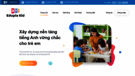 What Edupiakid.vn website looked like in 2019 (4 years ago)