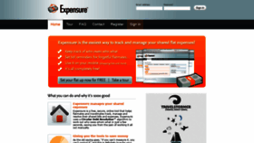 What Expensure.com website looked like in 2019 (4 years ago)