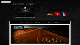 What Escapeeagles.com website looked like in 2019 (4 years ago)