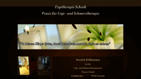 What Ergotherapie-schenk.de website looked like in 2019 (4 years ago)