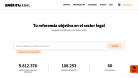 What Emerita.legal website looked like in 2019 (4 years ago)