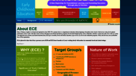What Ece.itacec.org website looked like in 2019 (4 years ago)