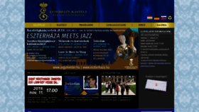 What Eszterhaza.hu website looked like in 2019 (4 years ago)