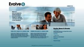 What Evolveconsultinginc.com website looked like in 2019 (5 years ago)