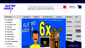 What Eletroaquila.com.br website looked like in 2019 (4 years ago)