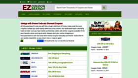 What Ezcouponsearch.com website looked like in 2019 (4 years ago)