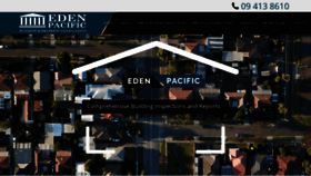 What Edenpacific.co.nz website looked like in 2019 (4 years ago)