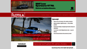 What E-flotila.cz website looked like in 2019 (4 years ago)