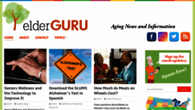 What Elderguru.com website looked like in 2019 (4 years ago)