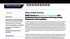 What Eddiedovner.info website looked like in 2019 (4 years ago)