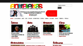 What Entreletras.eu website looked like in 2019 (4 years ago)