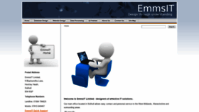 What Emmsit.co.uk website looked like in 2019 (4 years ago)