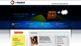 What E-akademi.com website looked like in 2019 (4 years ago)