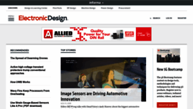 What Electronicdesign.com website looked like in 2019 (4 years ago)