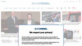 What Euronews.pt website looked like in 2019 (4 years ago)