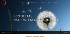 What Ecodeltapower.com website looked like in 2019 (4 years ago)