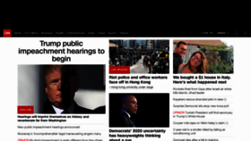 What Edition.cnn.com website looked like in 2019 (4 years ago)