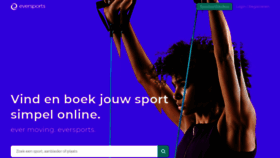 What Eversports.nl website looked like in 2019 (4 years ago)
