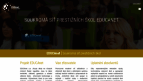 What Educanet.cz website looked like in 2019 (4 years ago)