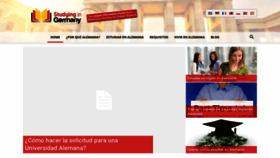 What Estudiar-en-alemania.org website looked like in 2019 (4 years ago)