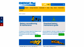 What Energicplus.com website looked like in 2019 (4 years ago)