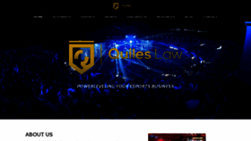 What Esports.law website looked like in 2019 (4 years ago)