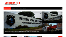 What Educacionred.com website looked like in 2019 (4 years ago)