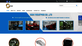 What Essaii.com website looked like in 2019 (5 years ago)