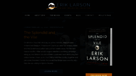 What Eriklarsonbooks.com website looked like in 2019 (4 years ago)
