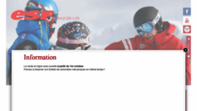 What Esf-prazdelys.fr website looked like in 2019 (4 years ago)