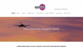 What Edgewoodtravel.com website looked like in 2019 (4 years ago)