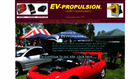 What Evpropulsion.com website looked like in 2019 (4 years ago)
