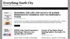 What Everythingsouthcity.com website looked like in 2019 (4 years ago)