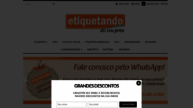 What Etiquetandodoseujeito.com.br website looked like in 2019 (4 years ago)