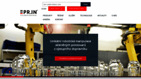What Eprin.cz website looked like in 2019 (4 years ago)