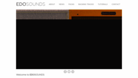What Edosounds.com website looked like in 2019 (4 years ago)