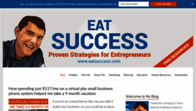 What Eatsuccess.com website looked like in 2019 (4 years ago)