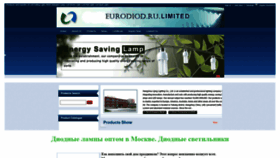 What Eurodiod.ru website looked like in 2019 (4 years ago)