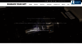 What Engraveyourgift.com website looked like in 2019 (4 years ago)