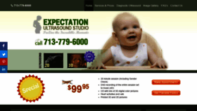 What Expectationultrasound.com website looked like in 2019 (4 years ago)