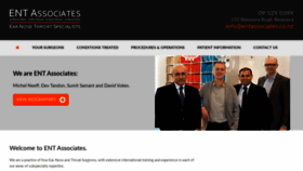 What Entassociates.co.nz website looked like in 2019 (4 years ago)