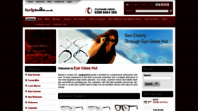 What Eyeglasshut.co.uk website looked like in 2019 (4 years ago)