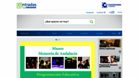 What Entradascajagranada.es website looked like in 2019 (4 years ago)