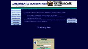 What Ecexams.co.za website looked like in 2019 (4 years ago)