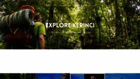 What Explorekerinci.com website looked like in 2019 (4 years ago)
