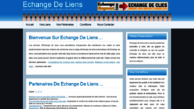 What Echangedeliens.fr website looked like in 2019 (4 years ago)