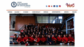 What Escolapiosacoruna.es website looked like in 2019 (4 years ago)