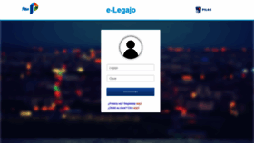 What E-legajo.pilar.gov.ar website looked like in 2019 (4 years ago)